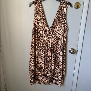 Wishes Wishes Wishes Animal Print Mini Dress
